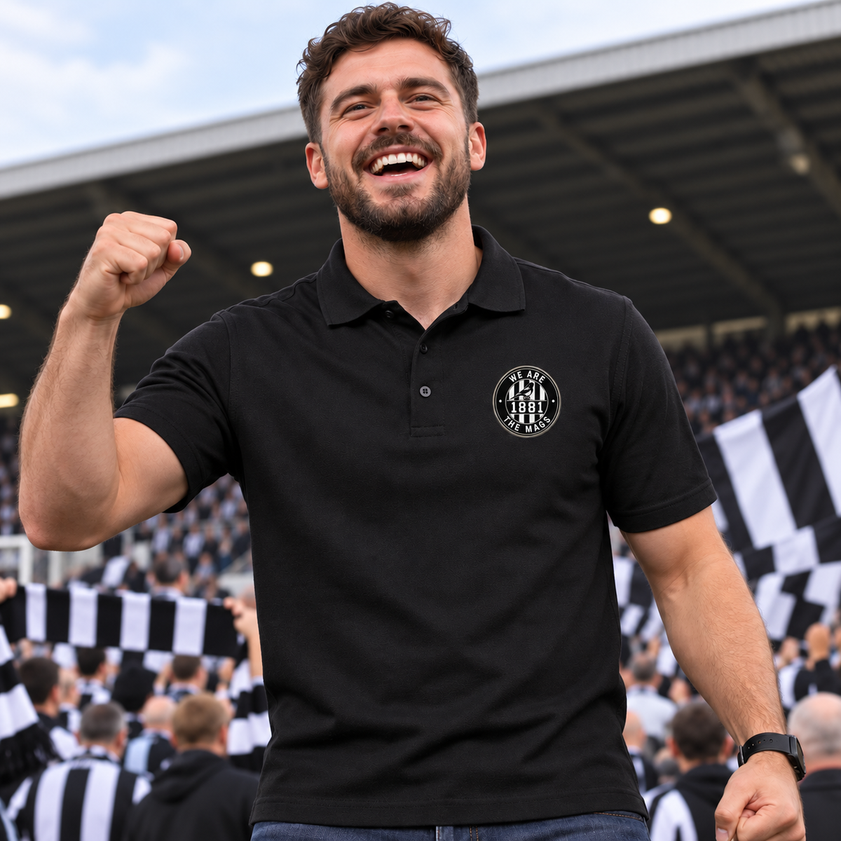 We Are The Mags Newcastle Football Polo Shirt