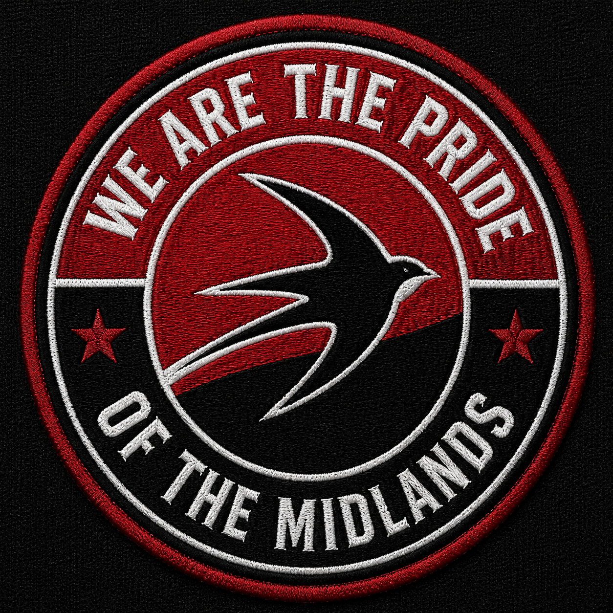 We Are The Pride of The Midlands Walsall Football Shirt
