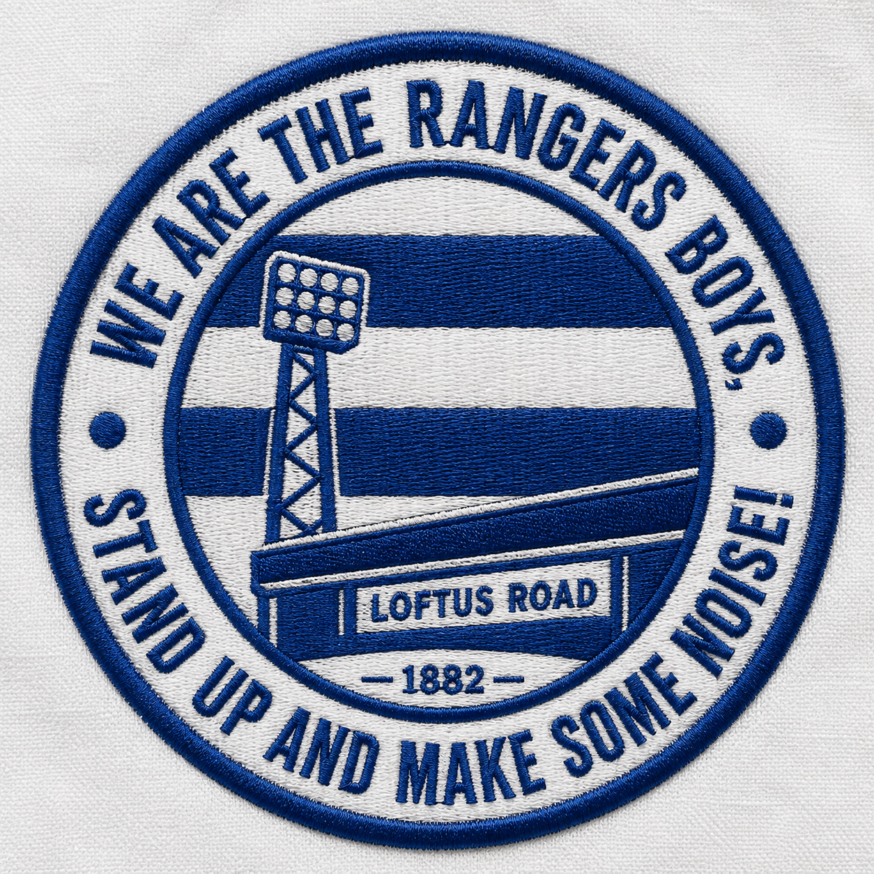 We Are The Rangers Boys Embroidered Performance Lightweight Sport Polo Shirt