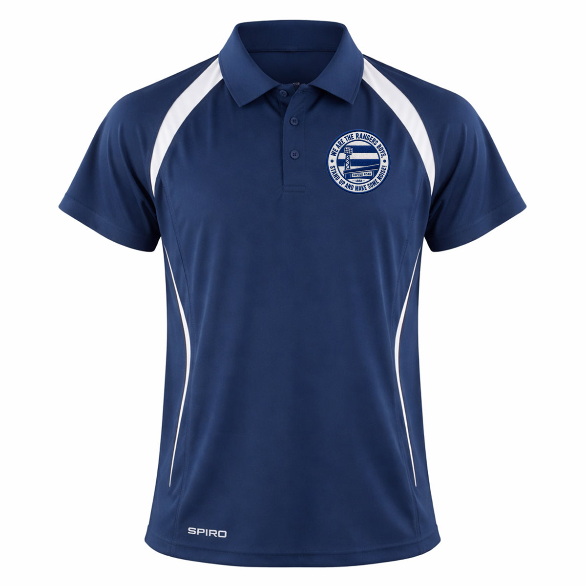 We Are The Rangers Boys Embroidered Performance Lightweight Sport Polo Shirt
