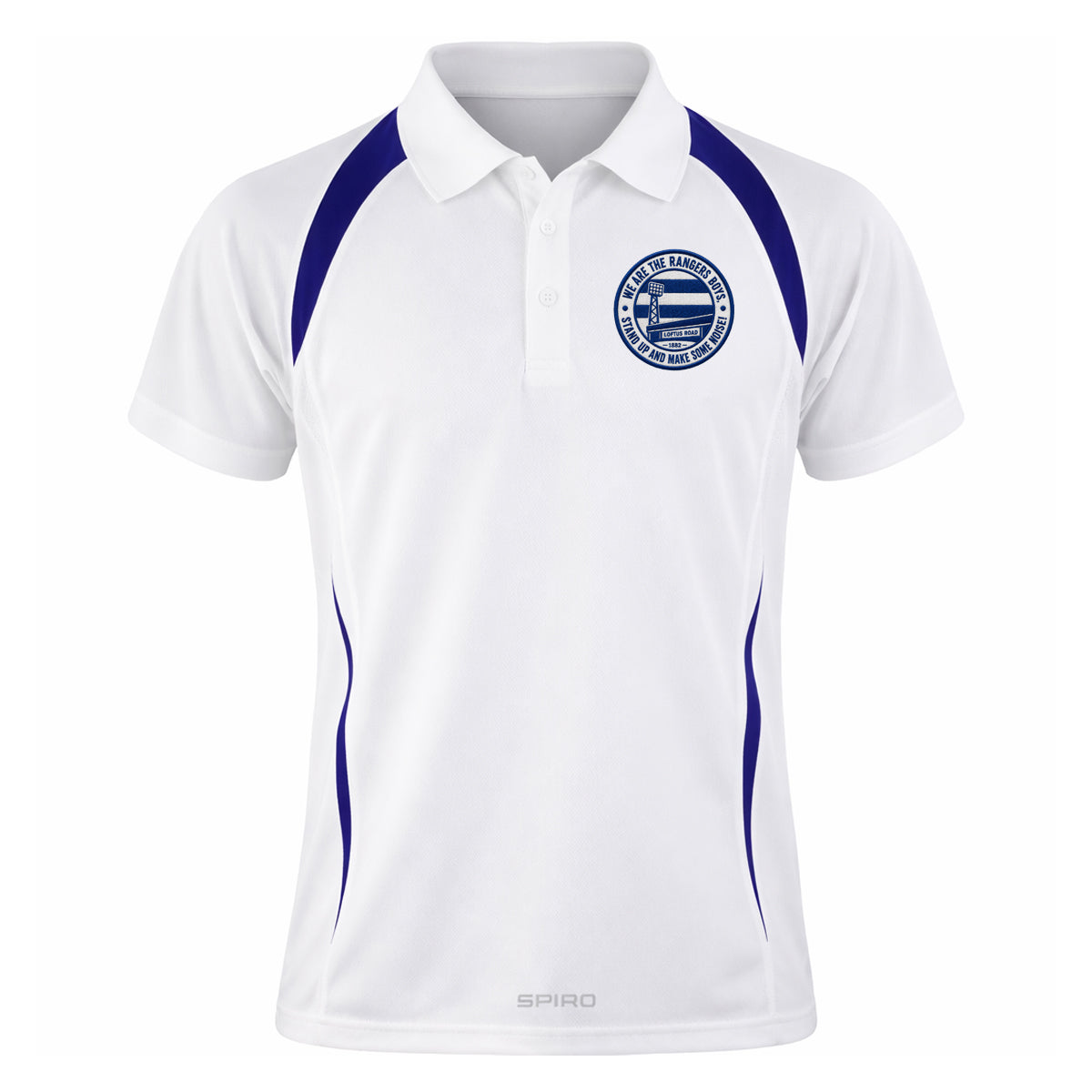 We Are The Rangers Boys Embroidered Performance Lightweight Sport Polo Shirt