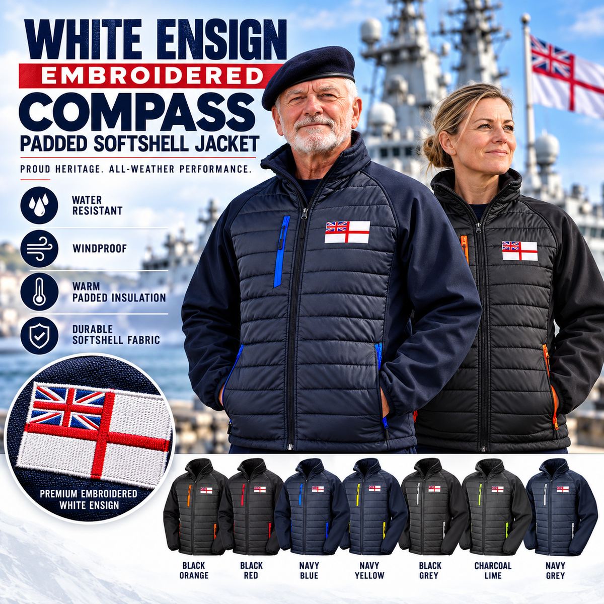 White Ensign Softshell Jacket
