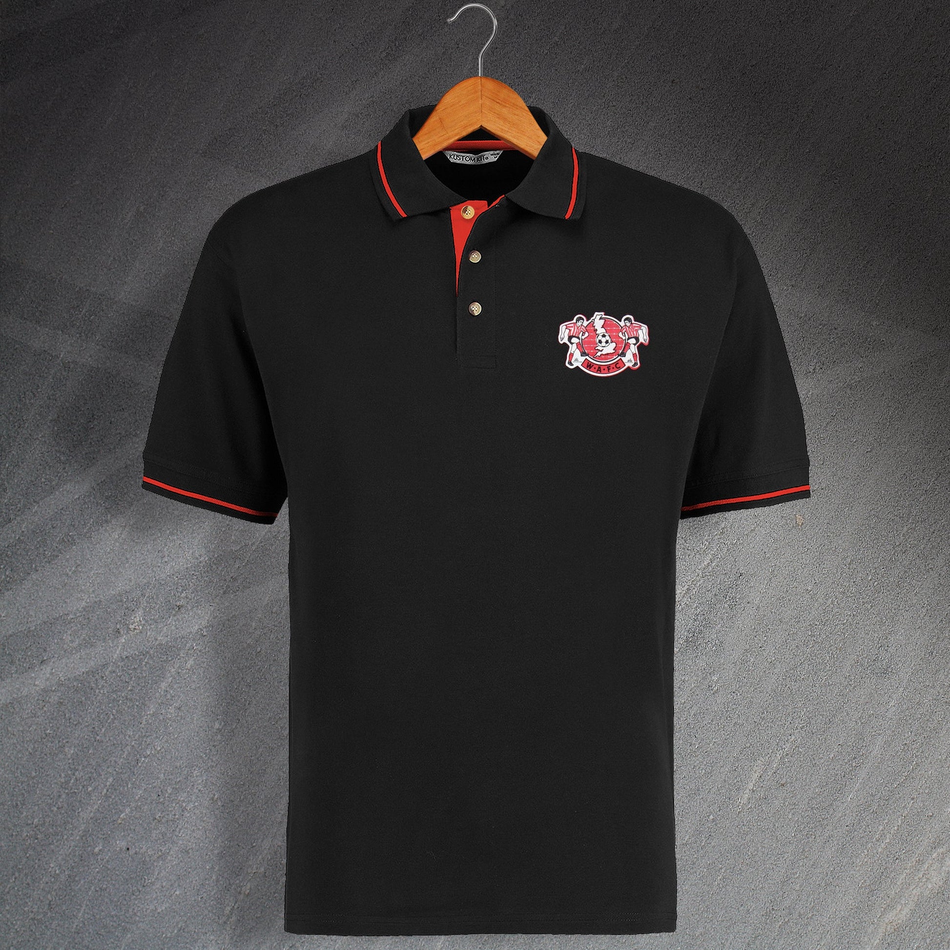 Retro Witton Embroidered Contrast Polo Shirt