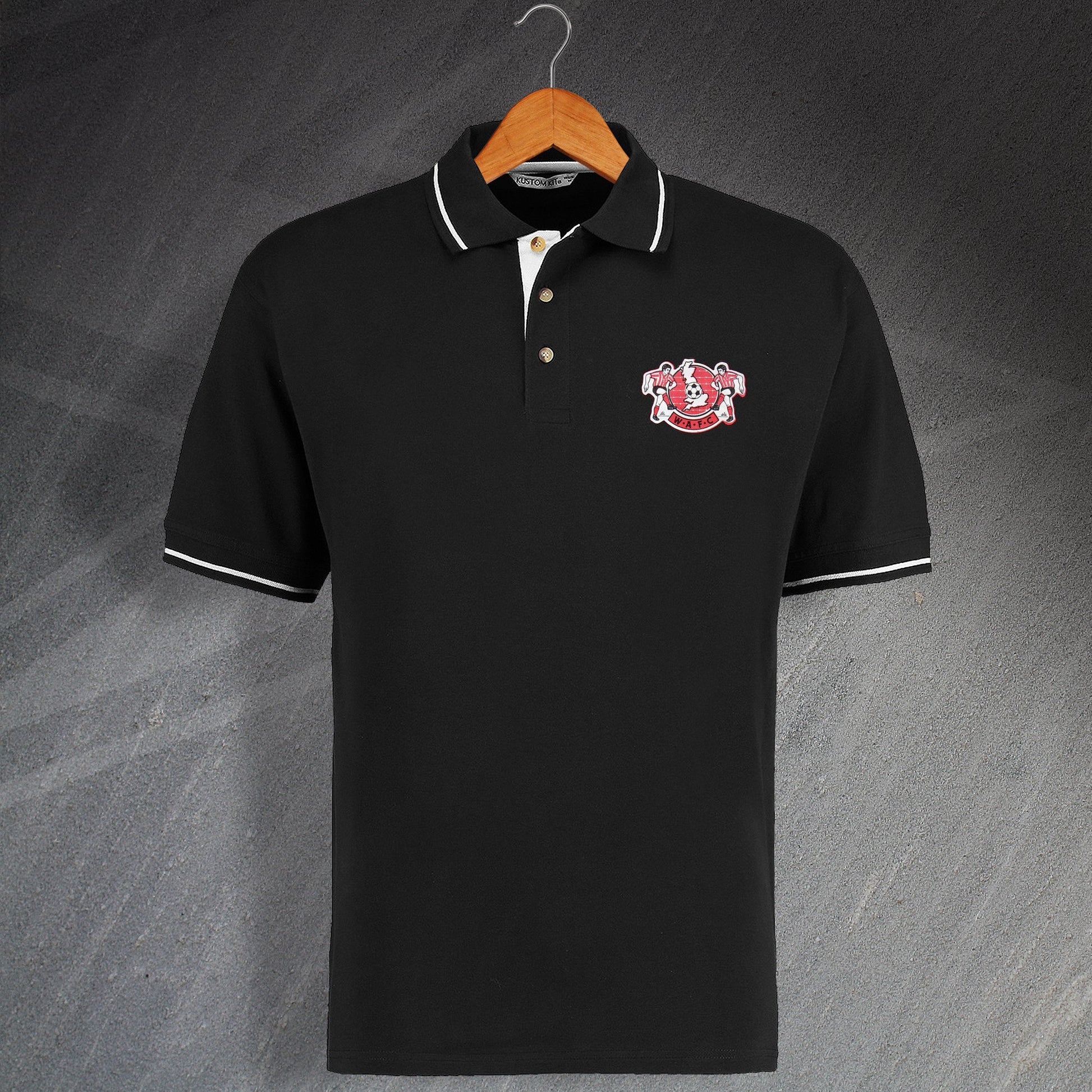 Retro Witton Embroidered Contrast Polo Shirt
