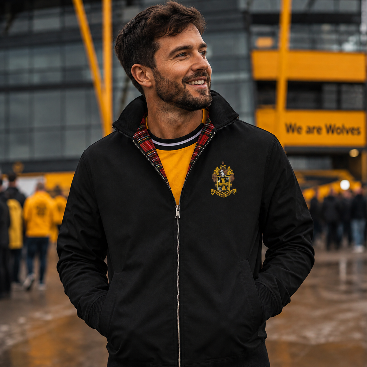 Wolves Football Harrington Jacket
