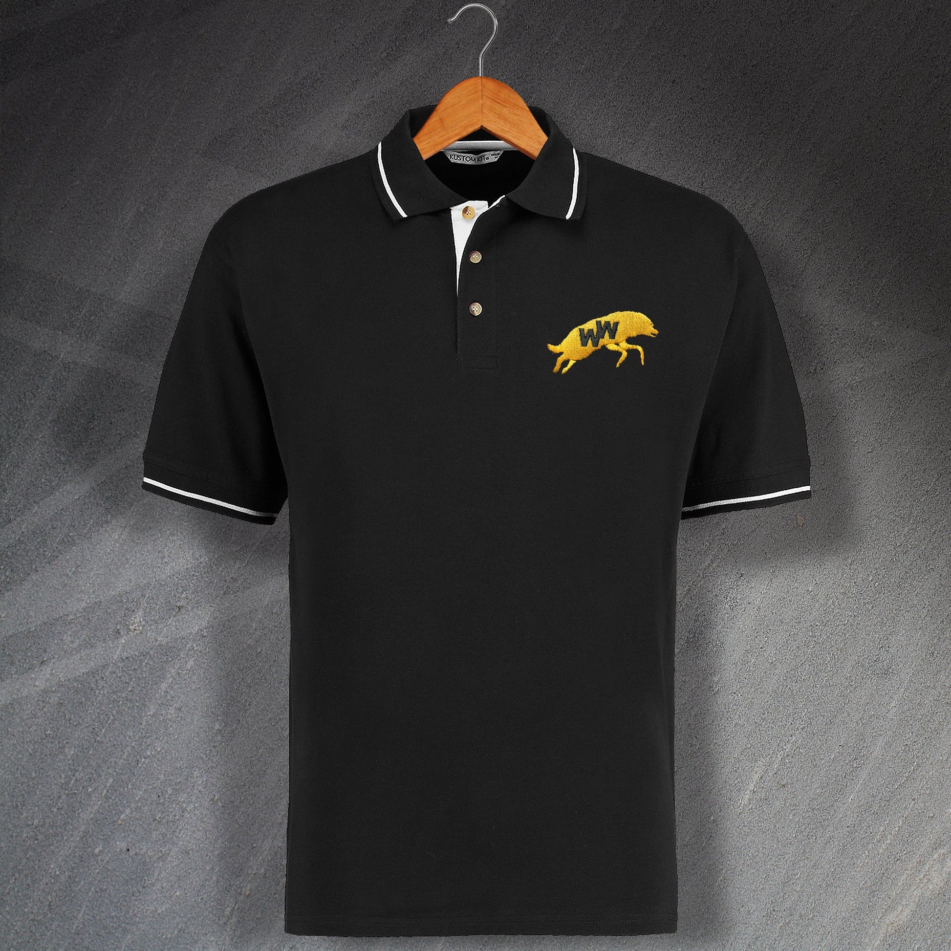 Retro Wolves Polo Shirt
