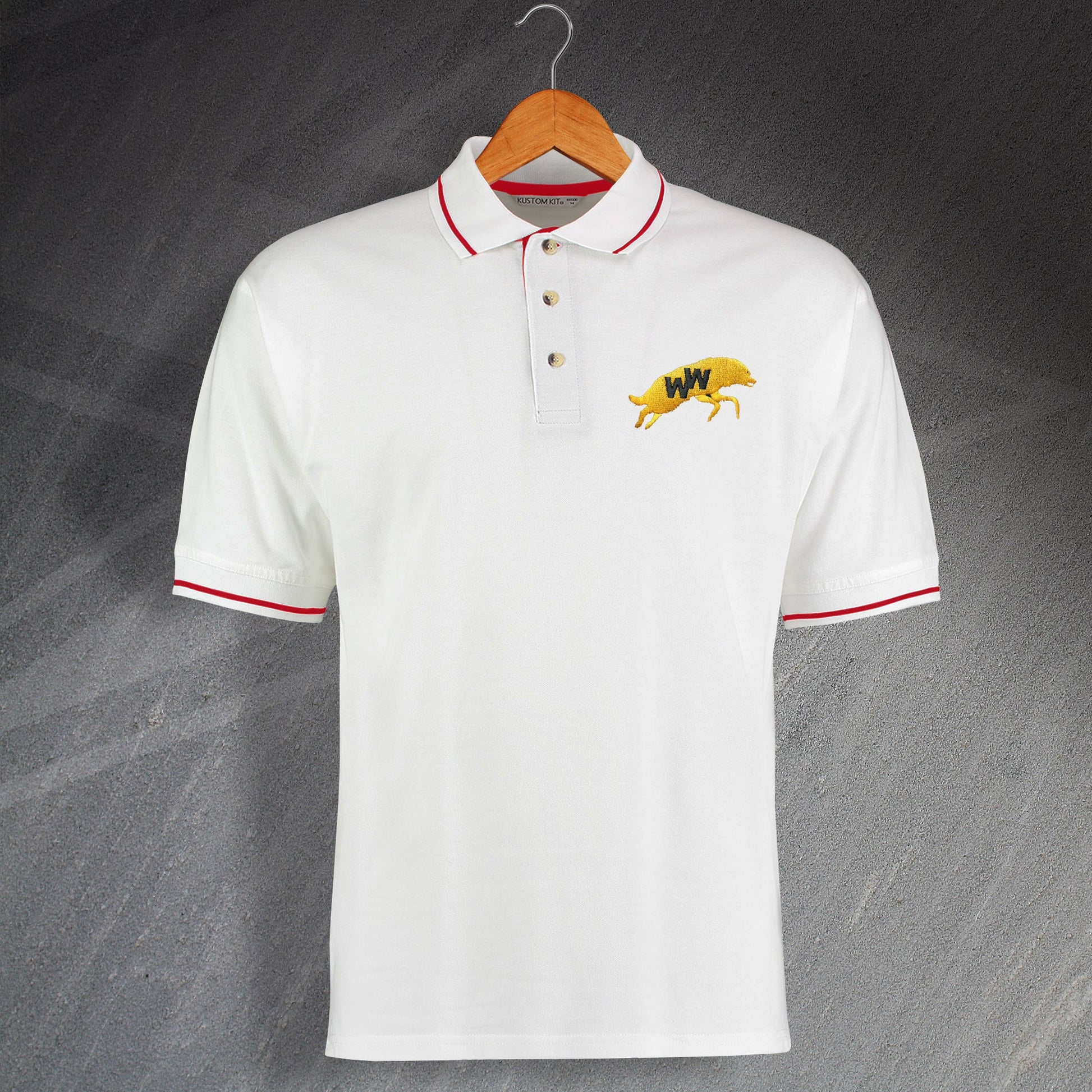 Retro Wolves Polo Shirt