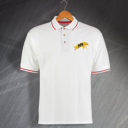 Retro Wolves Polo Shirt