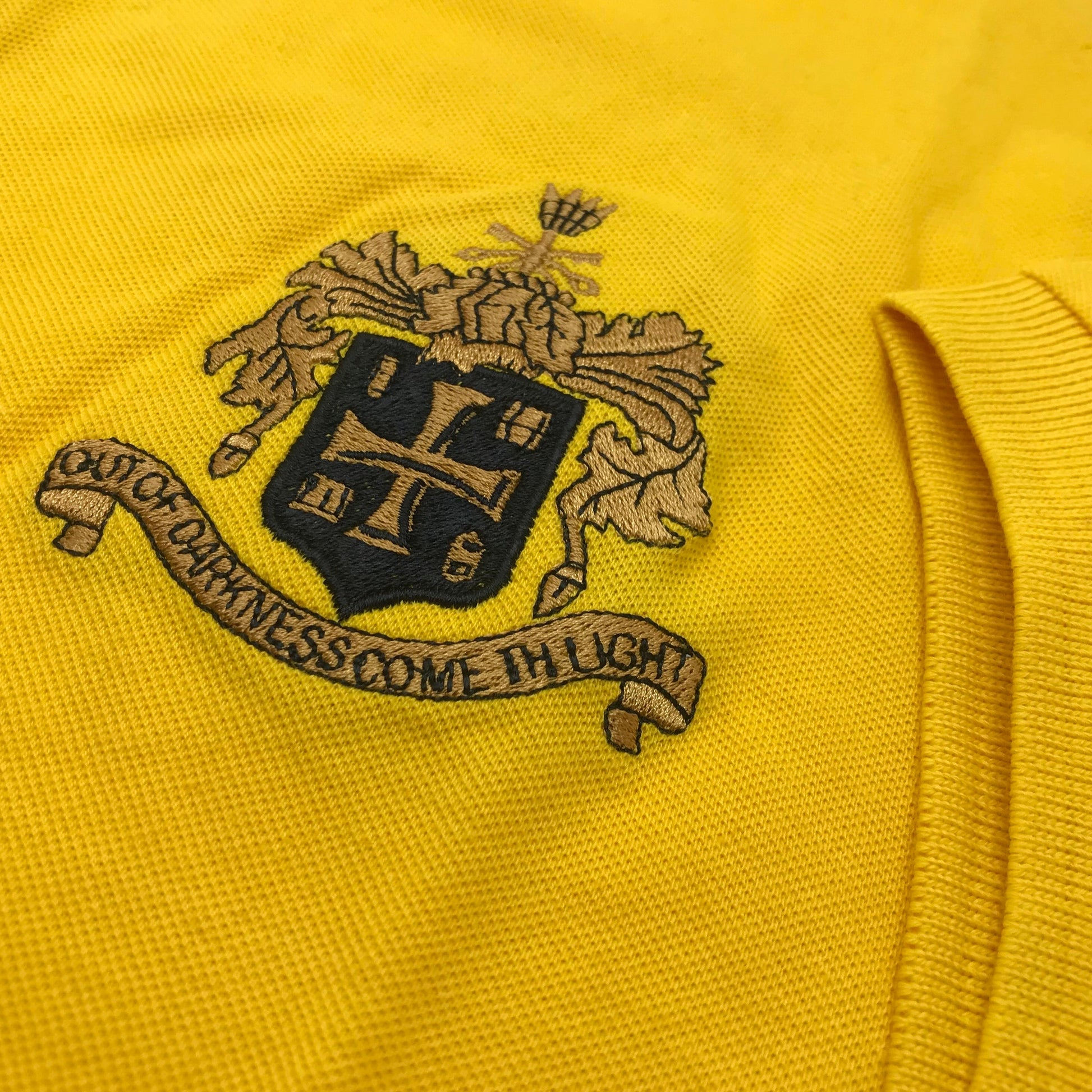 Retro Wolves Football Polo Shirt