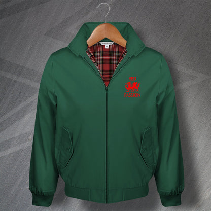 Red Passion Embroidered Harrington Jacket