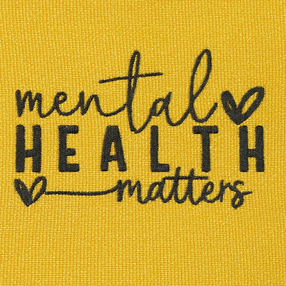 Mental Health Matters Embroidered Classic T Shirt