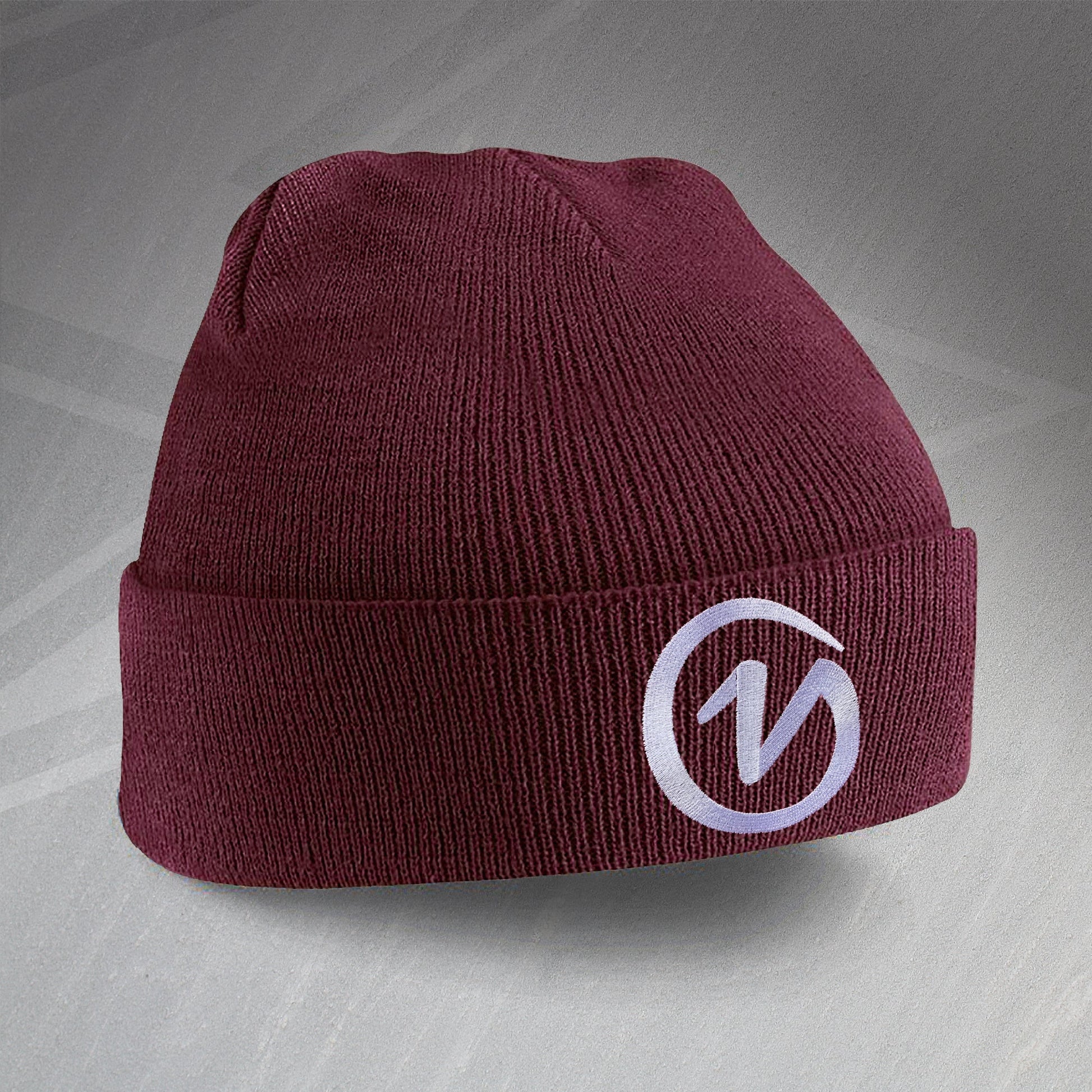 Retro York Beanie Hat with Embroidered Badge