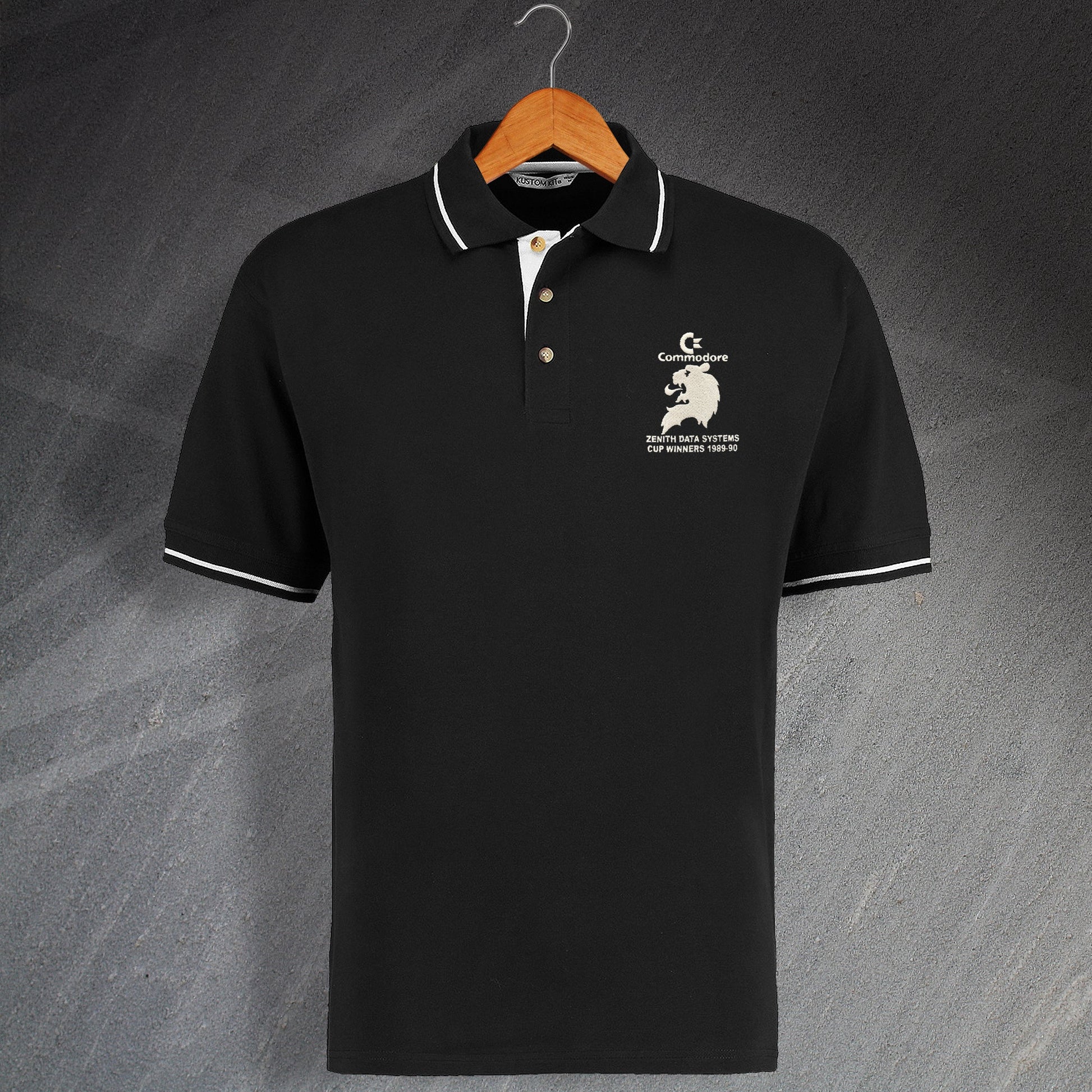 Chelsea Football Contrast Polo Shirt