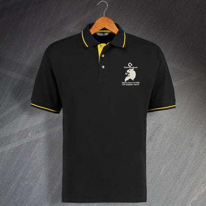 Chelsea Football Contrast Polo Shirt