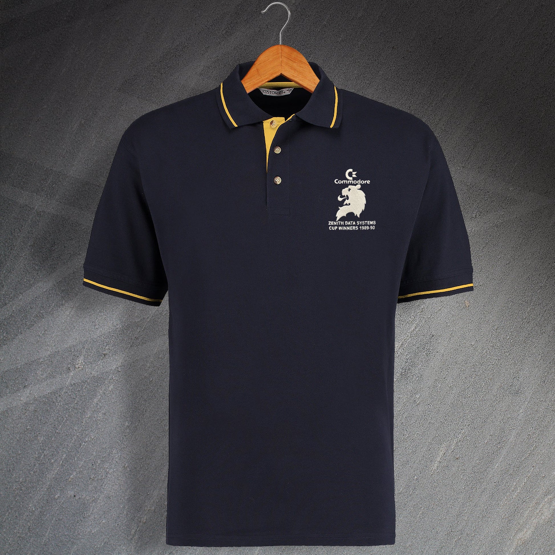 Chelsea Football Contrast Polo Shirt