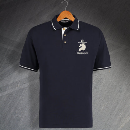 Chelsea Football Contrast Polo Shirt