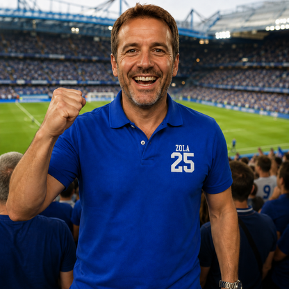 Zola Chelsea Football Shirt